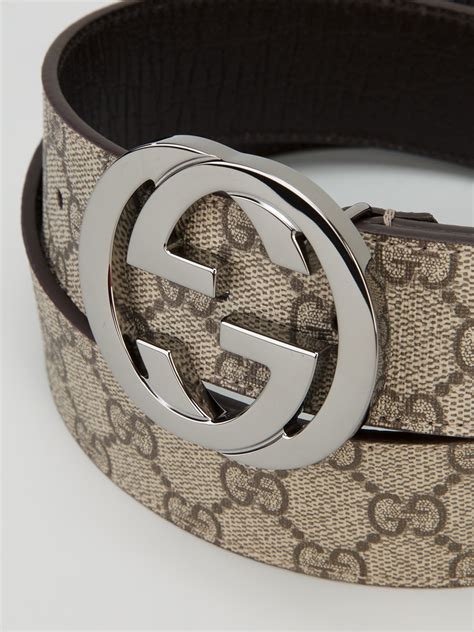 beige Gucci Belts for Men 